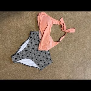 Cup She two piece high waist bikini